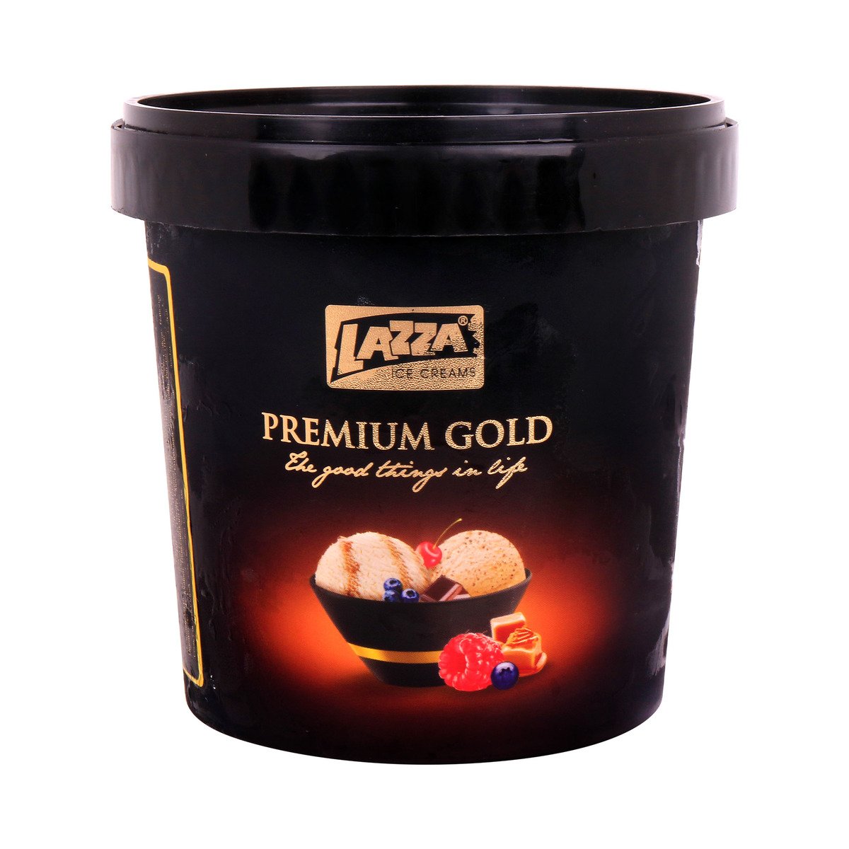 Buy Lazza Ice Cream Premium Gold Natural Blueberry 1 Litre Online at Best Price | Ice Cream Take Home | Lulu KSA in UAE