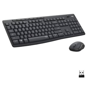 فأرة لا سلكية ولوحة مفاتيح لوجي تك - MK295