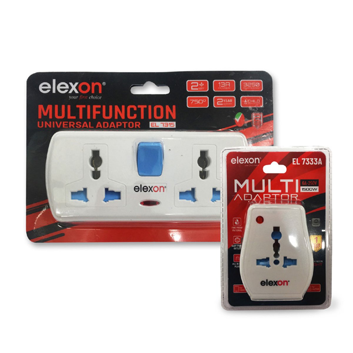 Elexon Multi Adaptor 4in1 + Adaptor EL7315733A