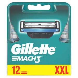 Gillette Mach3 Razor Blade Refills 12pcs