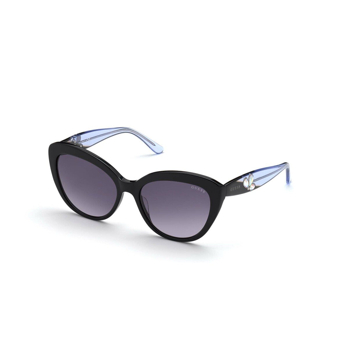 جيس نظارة شمسية نسائية GU7755 بتصميم مربع و لون أسود