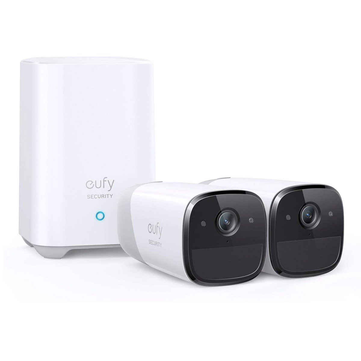 Eufy T88513 Security, eufyCam 2 Pro Wireless Home Security Camera System, 365-Day Battery Life, HomeKit Compatibility, 2K Resolution, IP67 Weatherproof, Night Vision, 2-Cam Kit