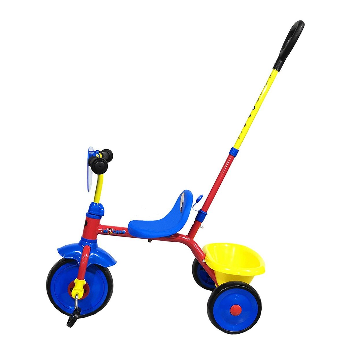 Disney Mickey Mouse  Tricycle With Push Handle