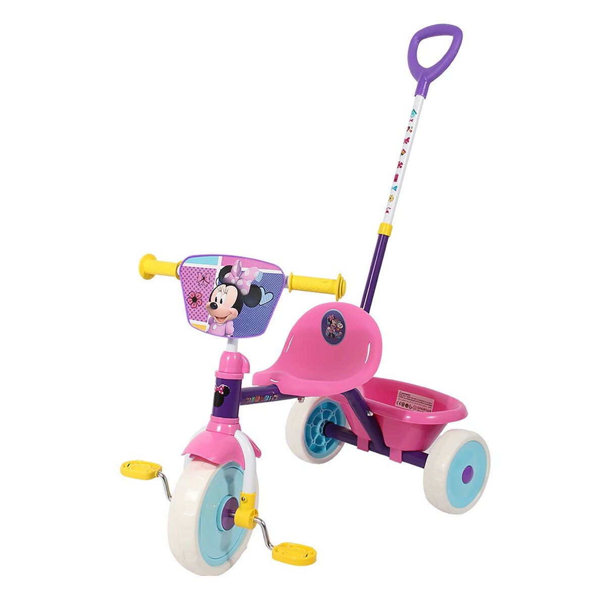 Disney Minnie Mouse Tricycle with Push Handle TRI-7161MIN