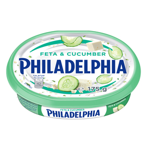 فيلادلفيا جبنة كريم بجبنة فيتا وقطع الخيار 175 جم