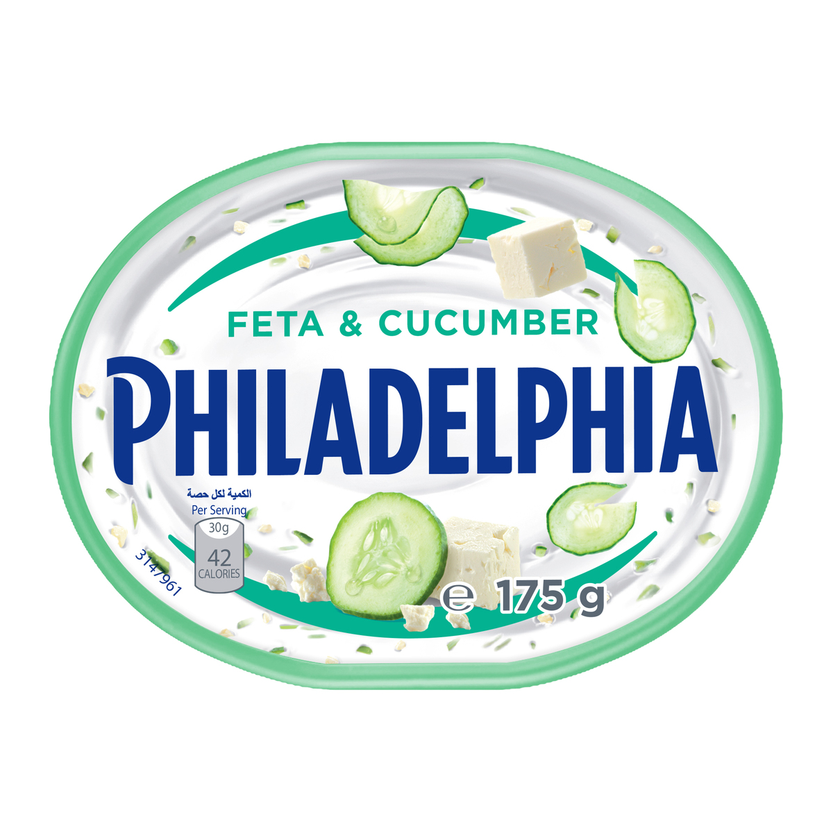 Philadelphia Cream Cheese Feta & Cucumber 175g