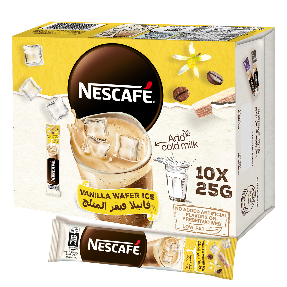 Nescafe Vanilla Wafer Ice 10 x 25g