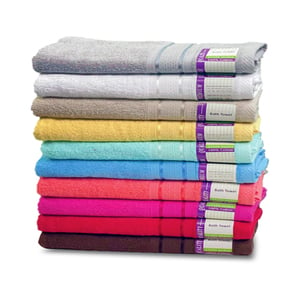 Utica Bath Towel 68x137cm Premium Assorted