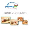 Home Spice jar Set 380ml CH 4pcs