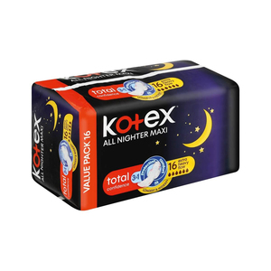 Kotex All Nighter Maxi Sanitary Pads 16pcs