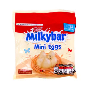 Buy Nestle Milky Bar Mini Eggs 80 g Online at Best Price | Chocolate Bags | Lulu UAE in UAE