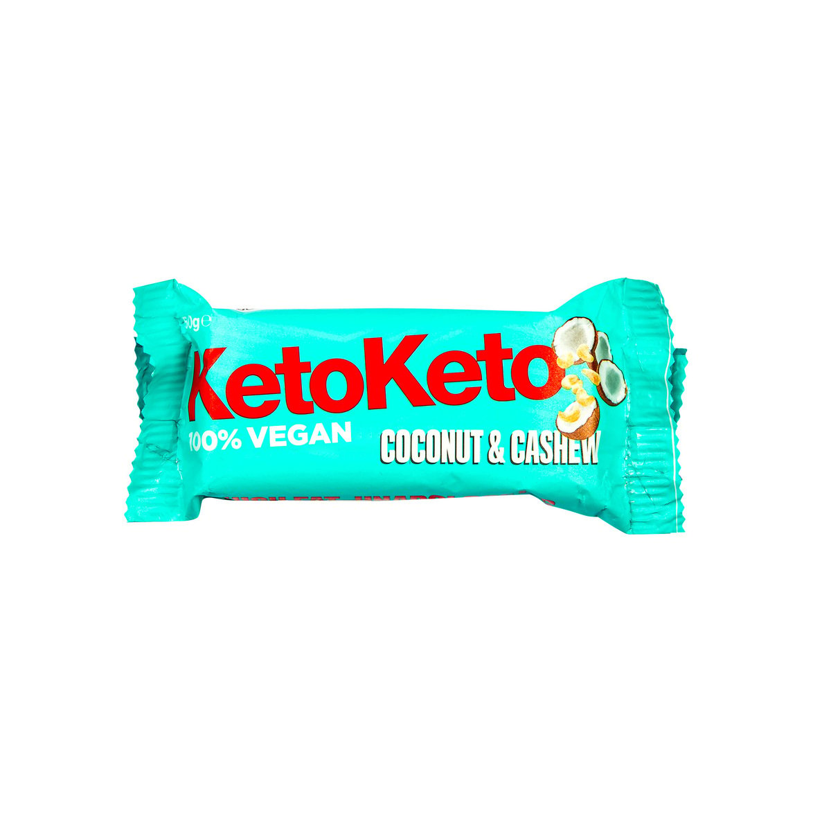 Keto Keto Coconut & Cashew Bar 50 g