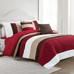 Maple Leaf Comforter 6pcs set 240x260cm Assorted per pc