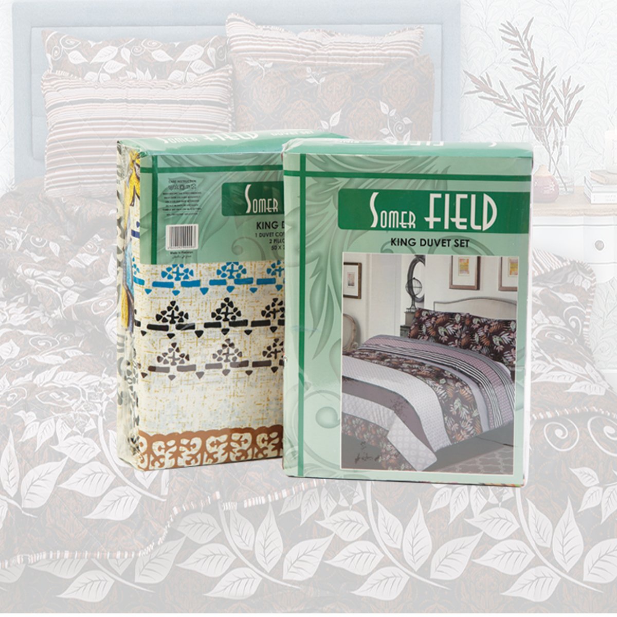 Somer Field Quilt Cover 240x260cm Assorted Color & Design
