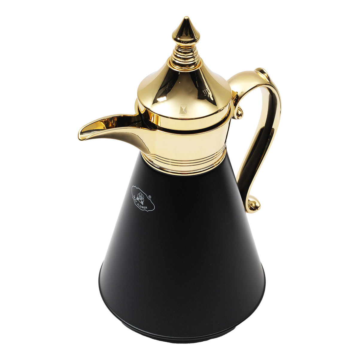 May Flower Flask ODC-A07 0.7L Black & Gold