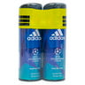 Adidas Dare Edition Champions League Deo Body Spray For Men 2 x 150 ml