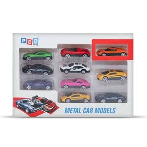 PCD Metal Car 10Pc Pack 6688-150E