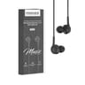 PROMATE Lightweight Wired Earphone with Microphone (DUET)