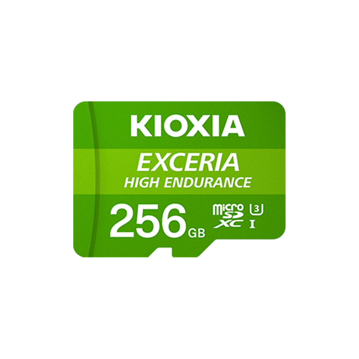 Kioxia U3 microSD Exceria High Endurance Flash Memory Card LMHE1G 256GB