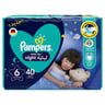Pampers Baby-Dry Night Diapers Size 6 14+kg 40pcs