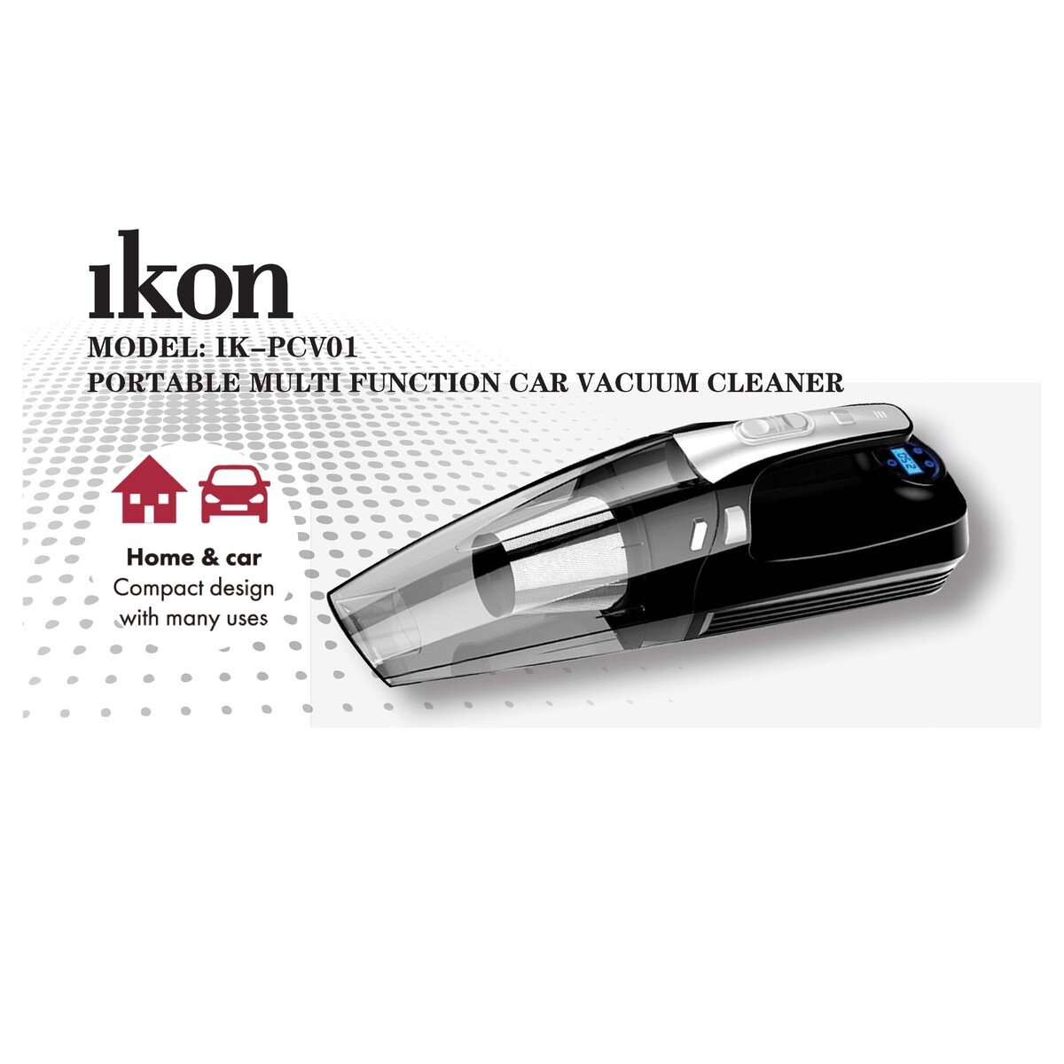 Ikon Portable Multi Function Car Vacuum Cleaner IKPCV01