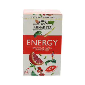 اشتري قم بشراء Ahmad Tea Grapefruit, Mate & Guarana seed 20 Teabags Online at Best Price من الموقع - من لولو هايبر ماركت Speciality Tea في الكويت