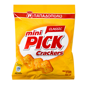 Papadopoulos Mini Pick Crackers with Salt 45g
