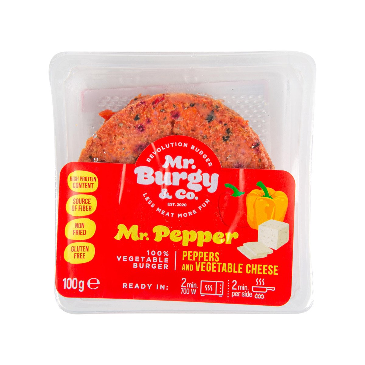Mr. Burgy Pepper Burger 100 g