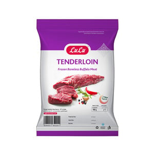 LuLu Tenderloin Frozen Boneless Buffalo Meat 900 g