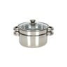 Chefline Stainless Steel Steamer 20cm 2 Layers SNPIND