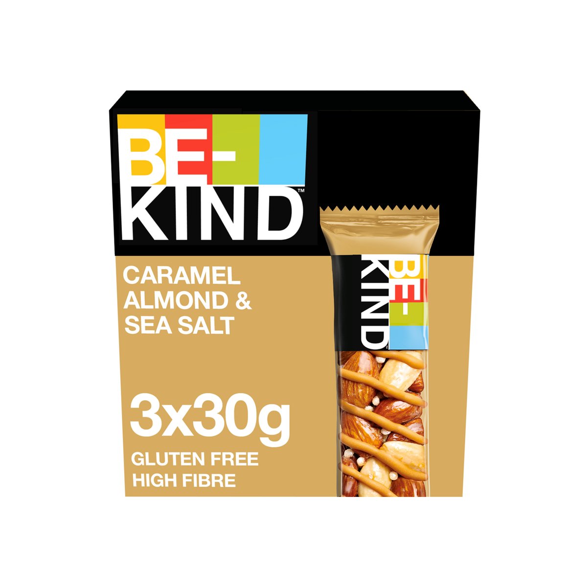 اشتري قم بشراء بي كايند لوح بروتين لوز بالكراميل و ملح البحر 3 × 50 جم Online at Best Price من الموقع - من لولو هايبر ماركت Cereal Bars في السعودية