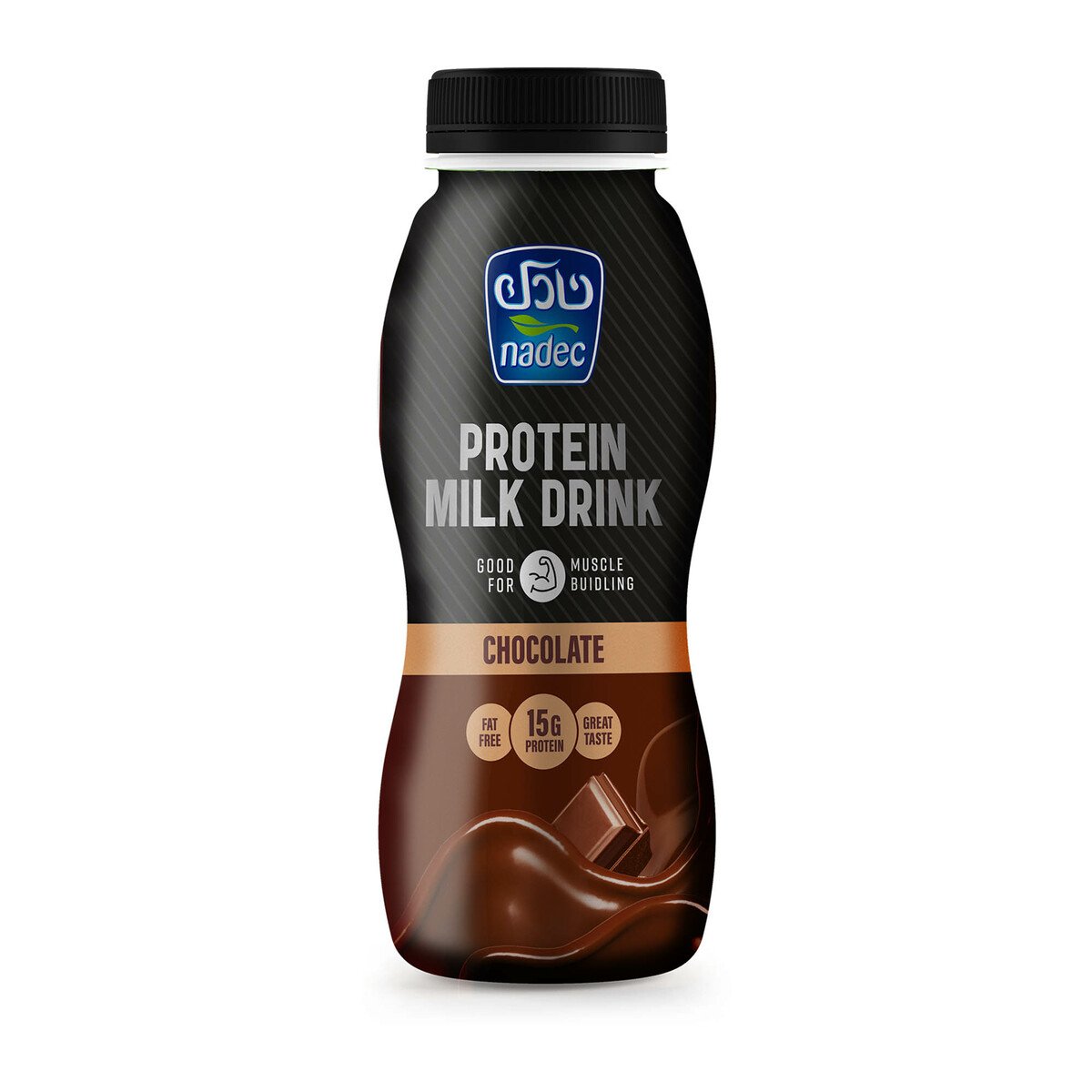 Nadec Fat Free Protein Milk Drink Chocolate 250ml