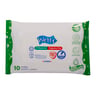 Wetty Anti-Bacterial Wipes Fragrance Free 10pcs