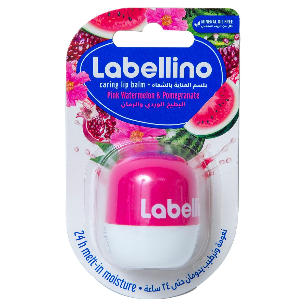 Labellino Lip Balm Pink Watermelon & Pomegranate 7 g