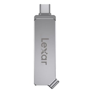 فاش درايف بمنفذ USB مزدوج نوع سي بسعة 128 جيجا بايت من ليكسار -  LJDD30C