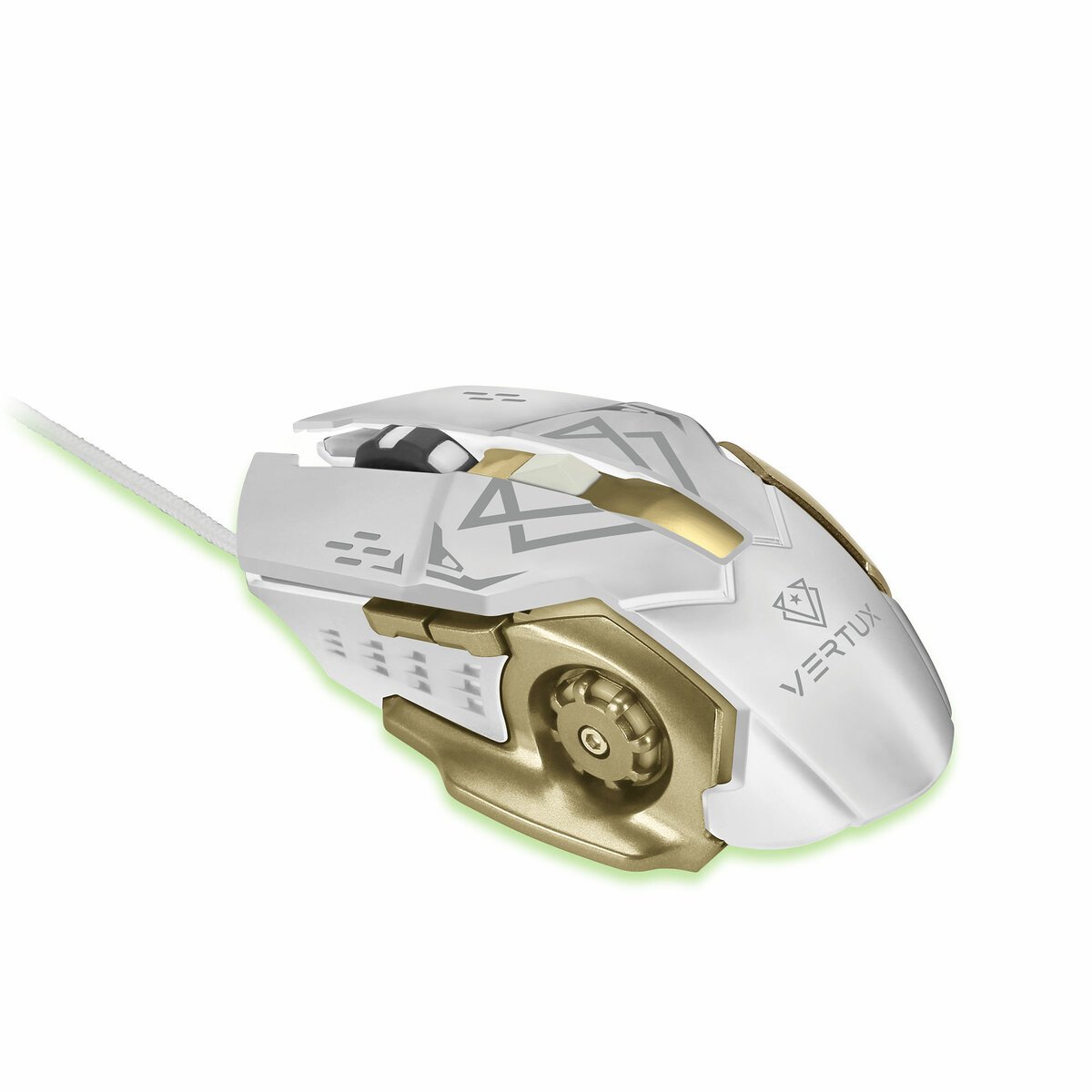 Vertux Wired Gaming Mouse Drago White