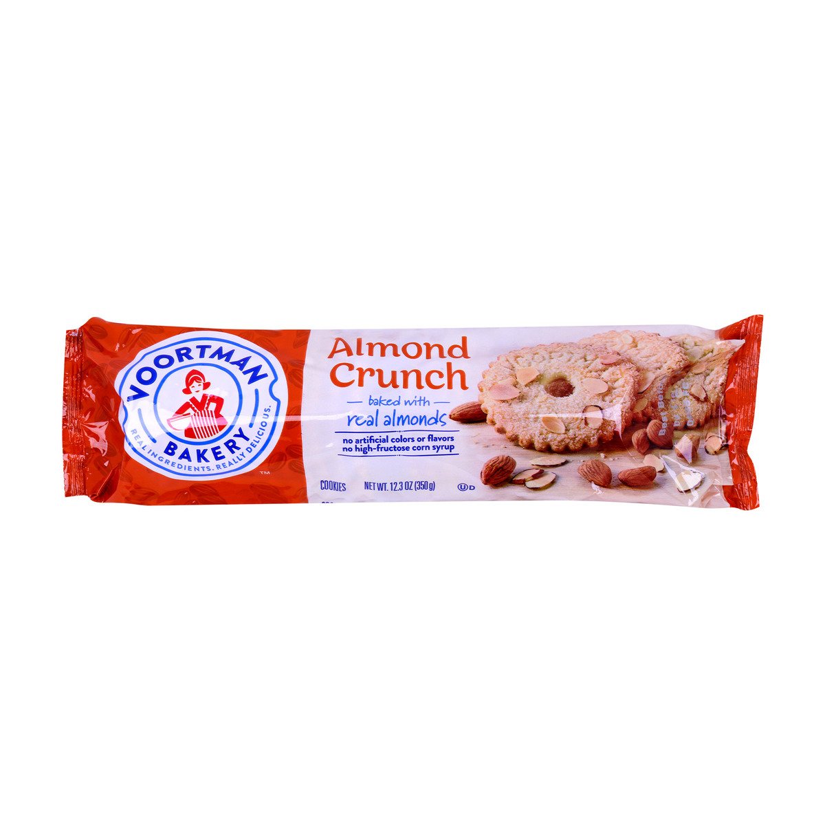 Voortman Almond Crunch Cookies 350 g