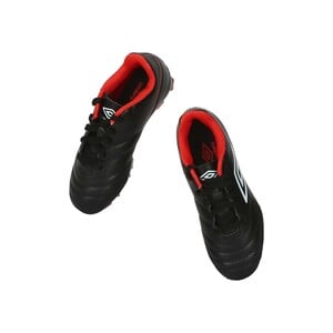 Umbro Boys Football Shoes 81507UHL3 Black White Tangerine ,30
