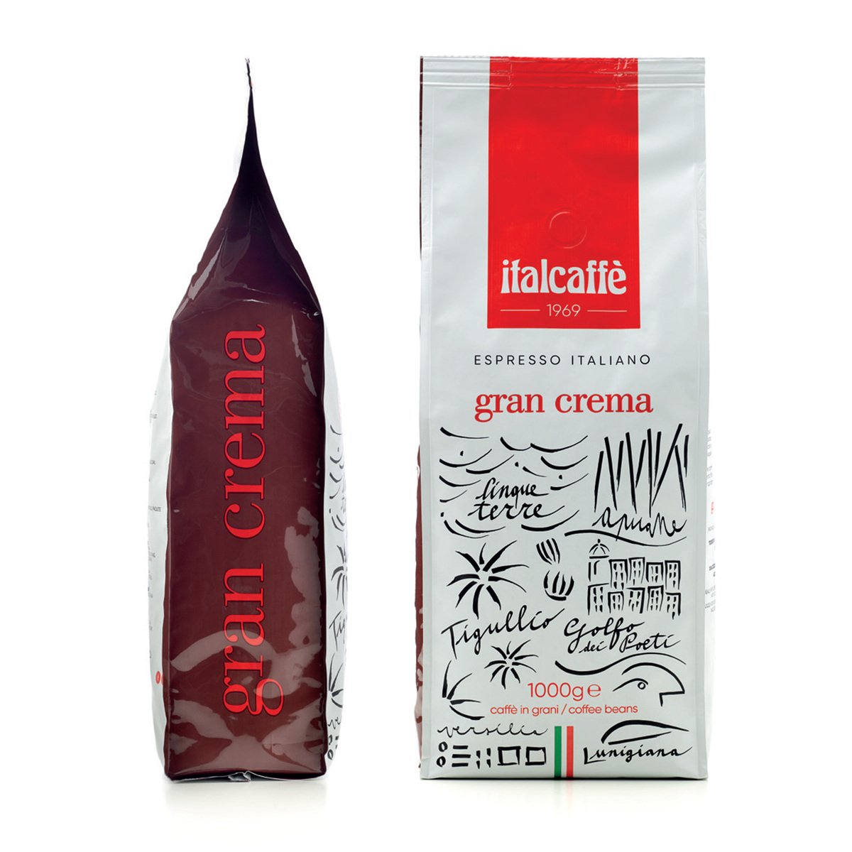 Italcaffe Coffee Beans Espresso Italiano Gran Crema 1 kg