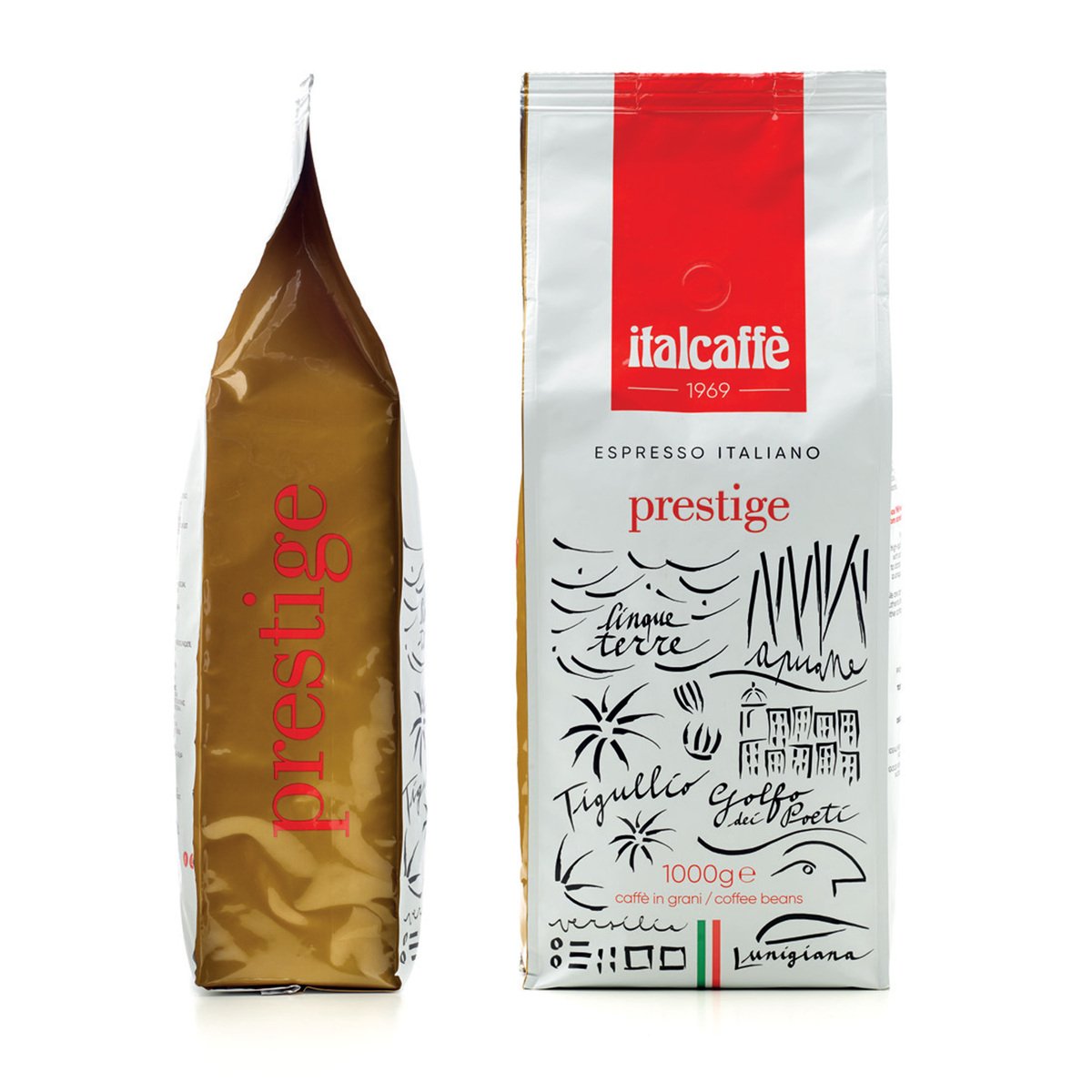Italcaffe Coffee Beans Espresso Italiano Prestige 1 kg