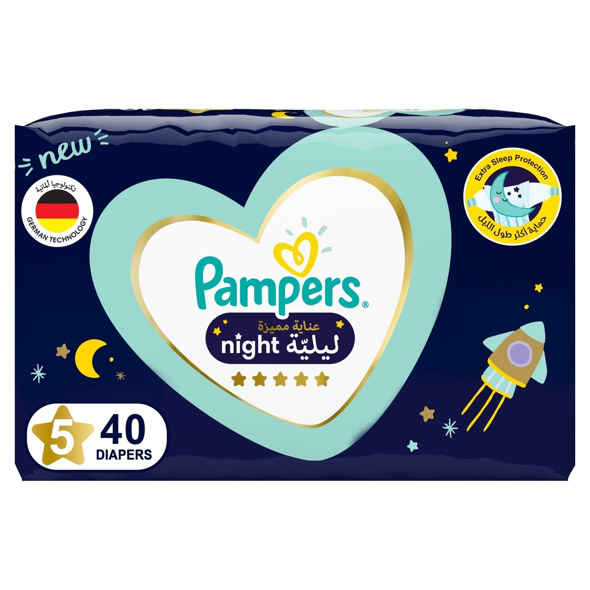 Pampers Premium Care Night Diapers Size 5 12-17kg 40pcs