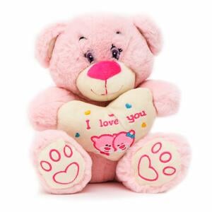 Fabiola Teddy Bear with Heart Plush 25cm 4370/3
