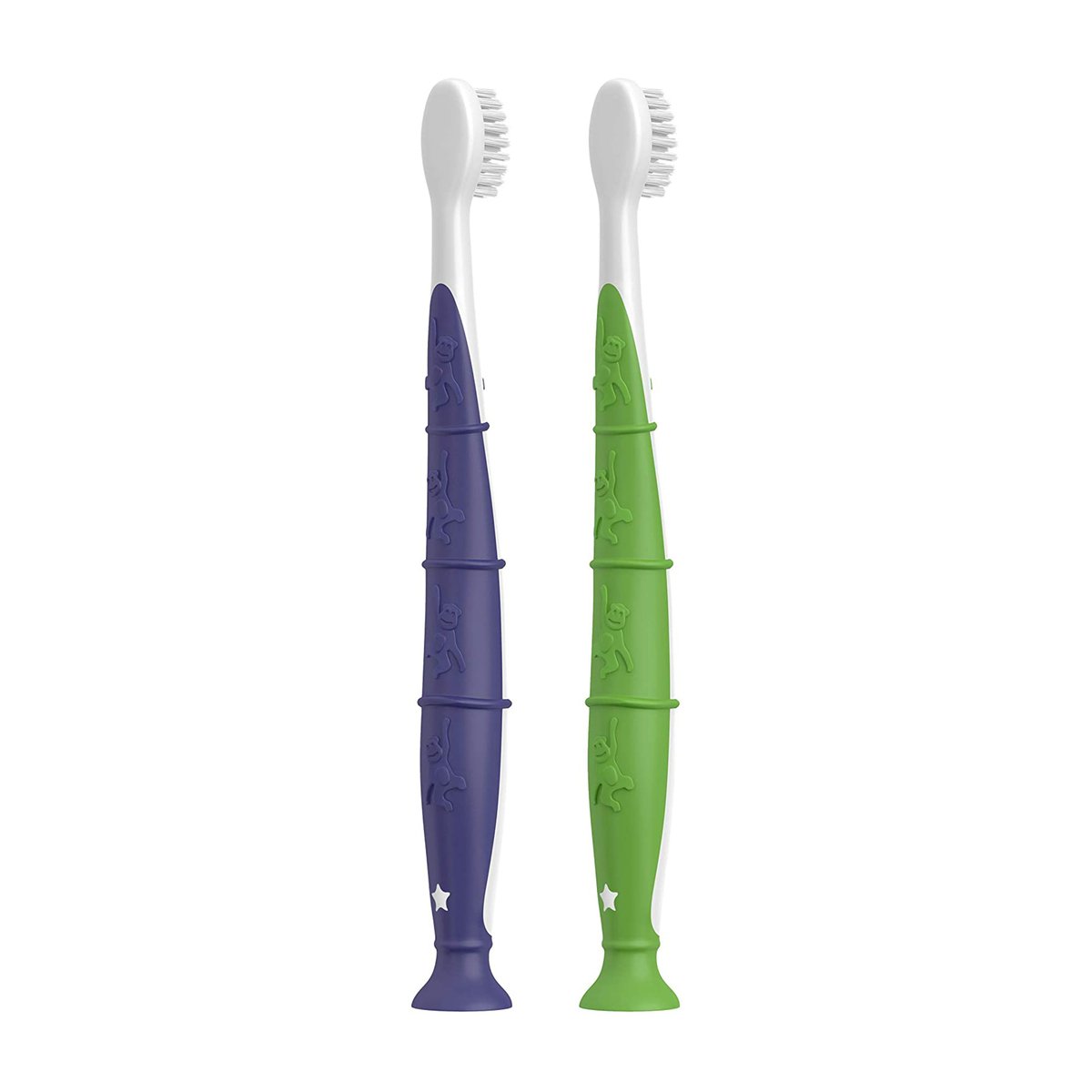كولجيت فرشاة أسنان للأطفال خالية من ثنائي الفينول أ فائقة النعومة لعمر 2+ سنوات قطعتين