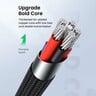 Iends Dual Type-C Charge and Sync Cable CA588, Black