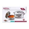 Milo Stainless Steel Hot Pot 2pcs 1500ml + 3500ml