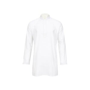 Men's Long Sleeve Kurta White L11966, Medium