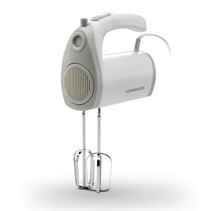 Kenwood Hand Mixer 300W, 5 Speeds plus turbo, Compact and Light Weight with Kneaders and Beaters - HMP20.000WH