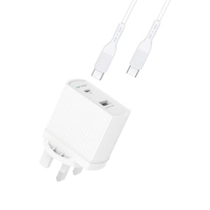 Iends PD Charger 30W with Type-C to Type-C Cable IE-AD6502