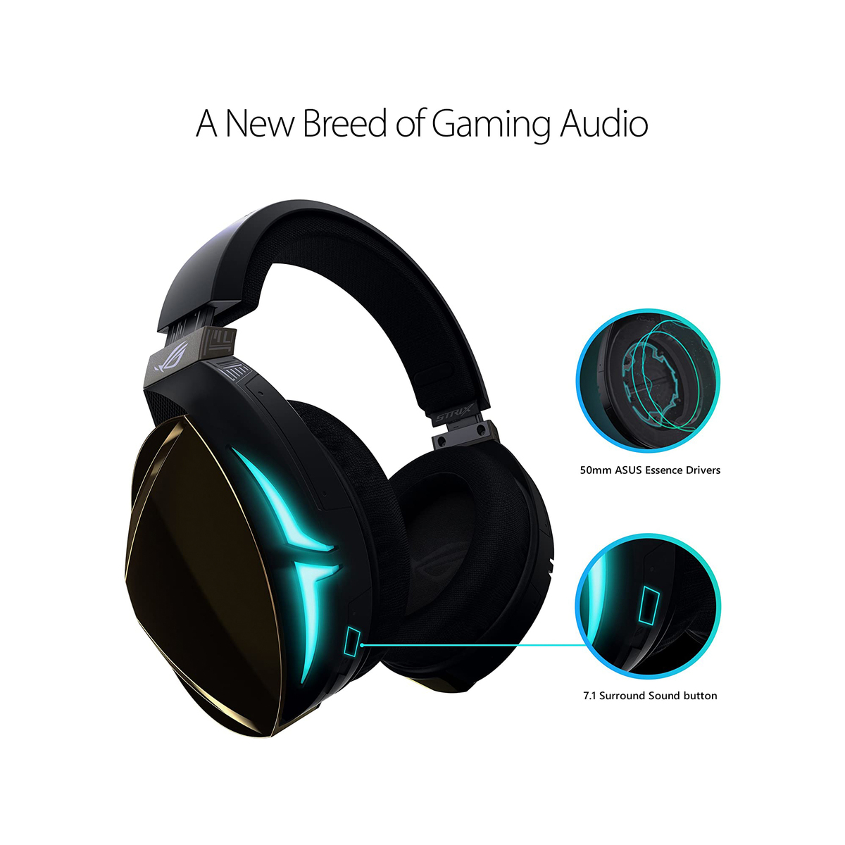 Asus ROG Strix Fusion 500 Virtual 7.1 LED Gaming Headset