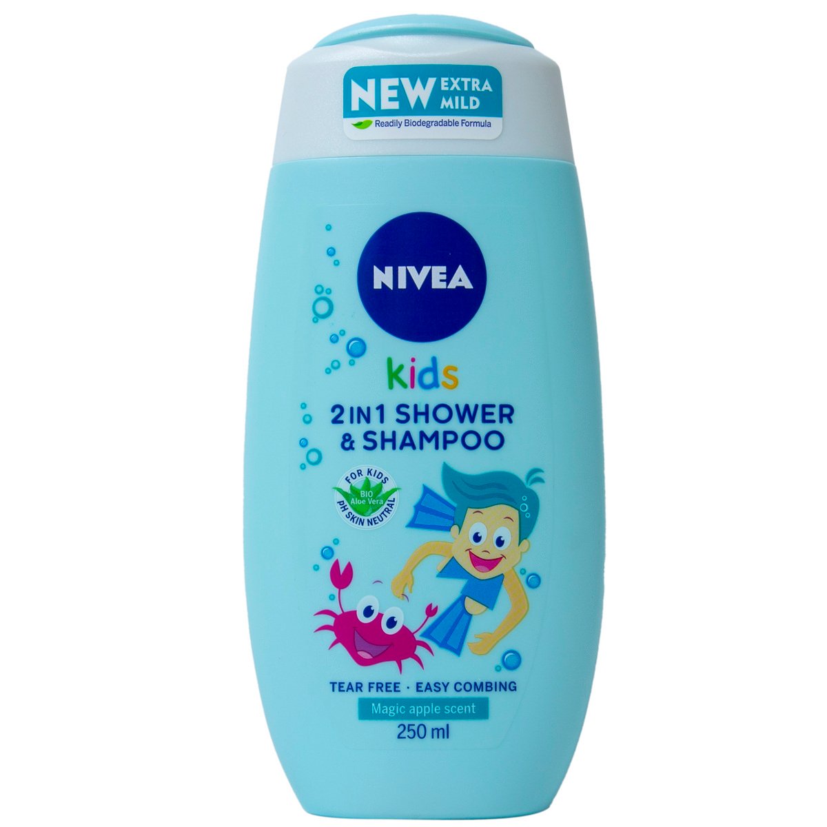 Nivea Kids 2in1 Shower & Shampoo Magic Apple 250ml